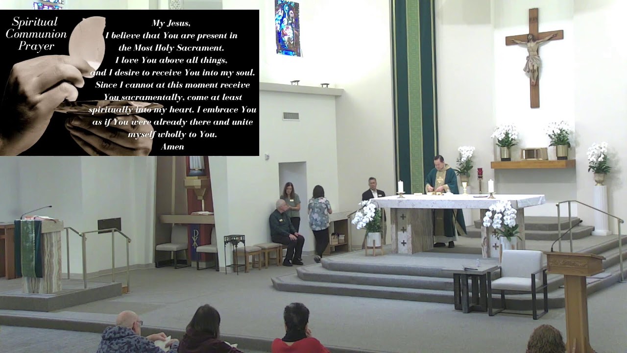 Mass at St. Joseph Catholic Church