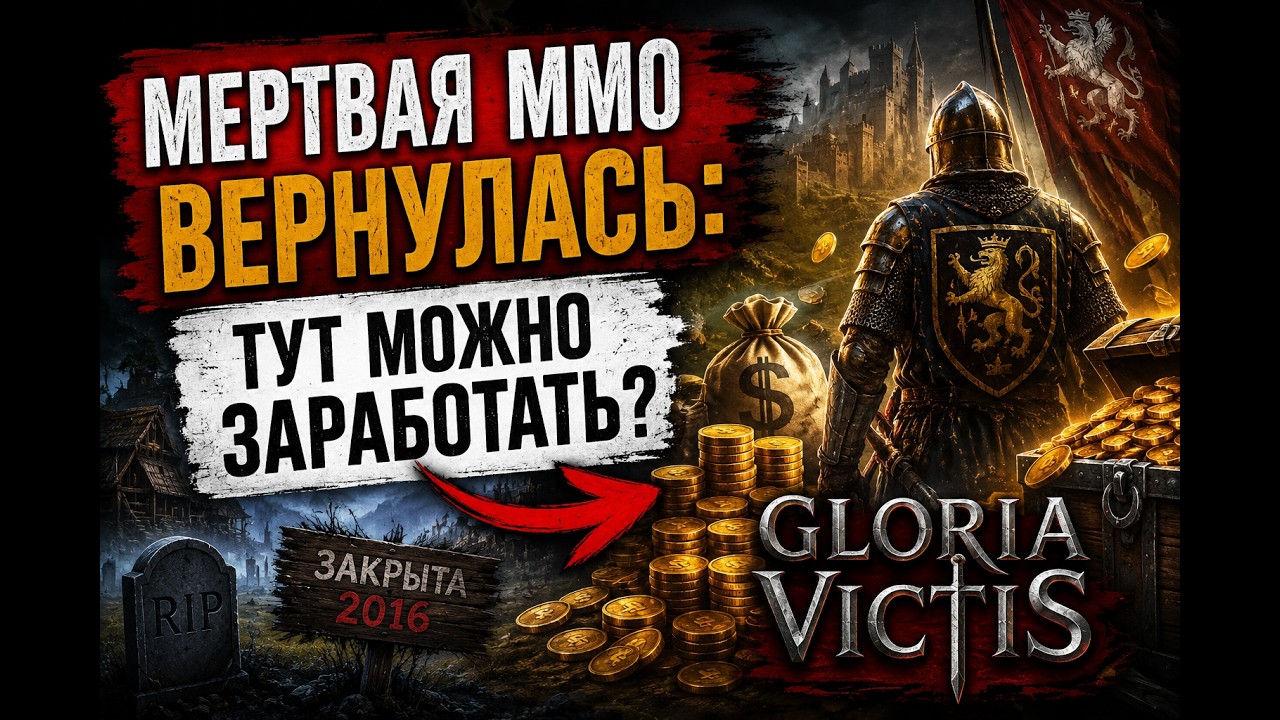 МЕРТВАЯ ММО ВЕРНУЛАСЬ: ТУТ МОЖНО ЗАРАБОТАТЬ? | GLORIA VICTIS