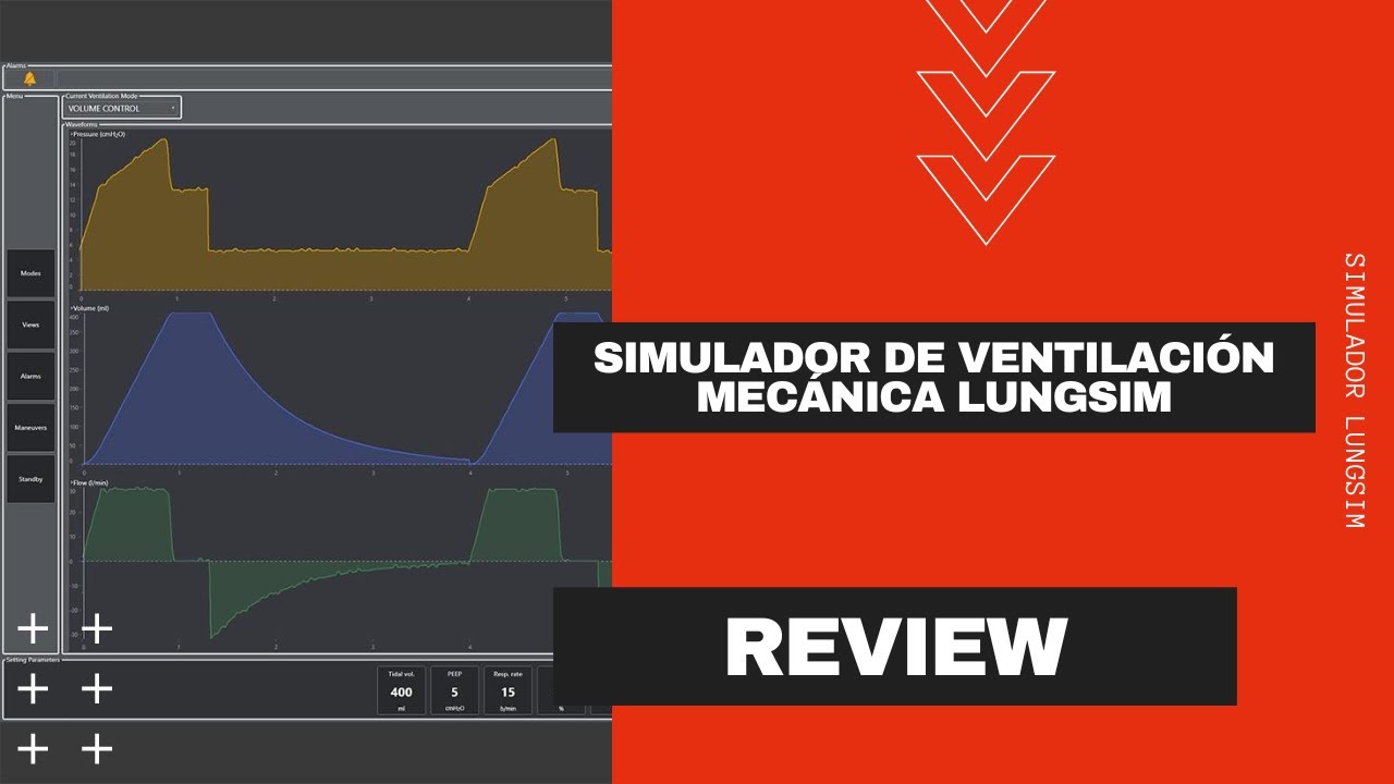Simulador de Ventilación mecánica LungSIM