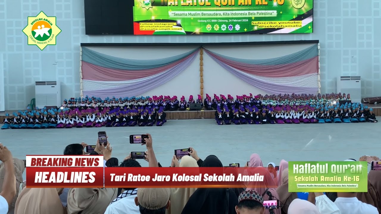 TARI RATOE JARO KOLOSAL HAFLATUL QURAN SEKOLAH AMALIA KE-16