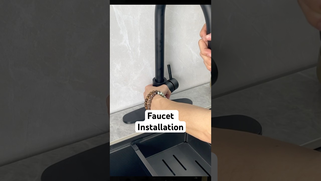 Polecamy matowoczarną baterię, kt&oacute;ra dobrze wygląda i jest odporna na plamy!#bateria#instalacja