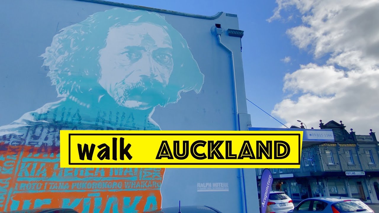 Walk KINGSLAND shops and Train Station Auckland City 2020.