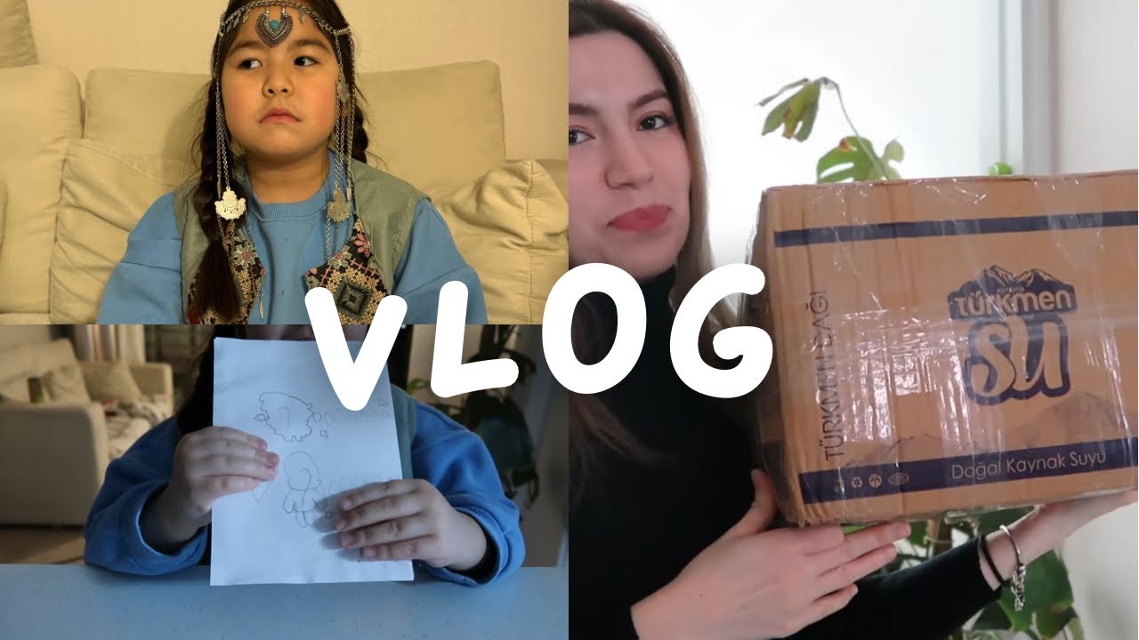 Türkiye’den Kargom Geldi📦| 35 Yıllık Eldiven 🧤-Mina’nın İlk Videosu🫠TÜRKMEN KIZI👧🏻