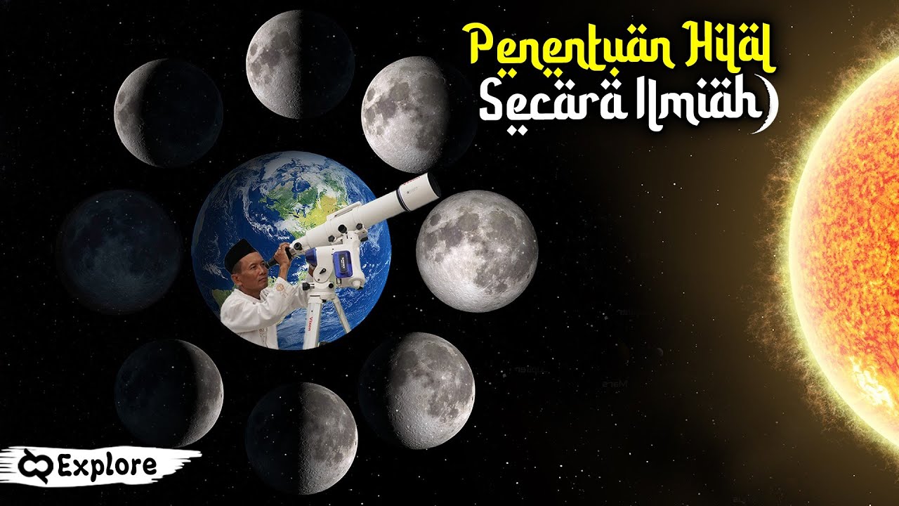 Jangan Sampai Keliru! Begini Cara Melakukan Pemantauan Hilal 1 Syawal Menurut Sains & Astronomi