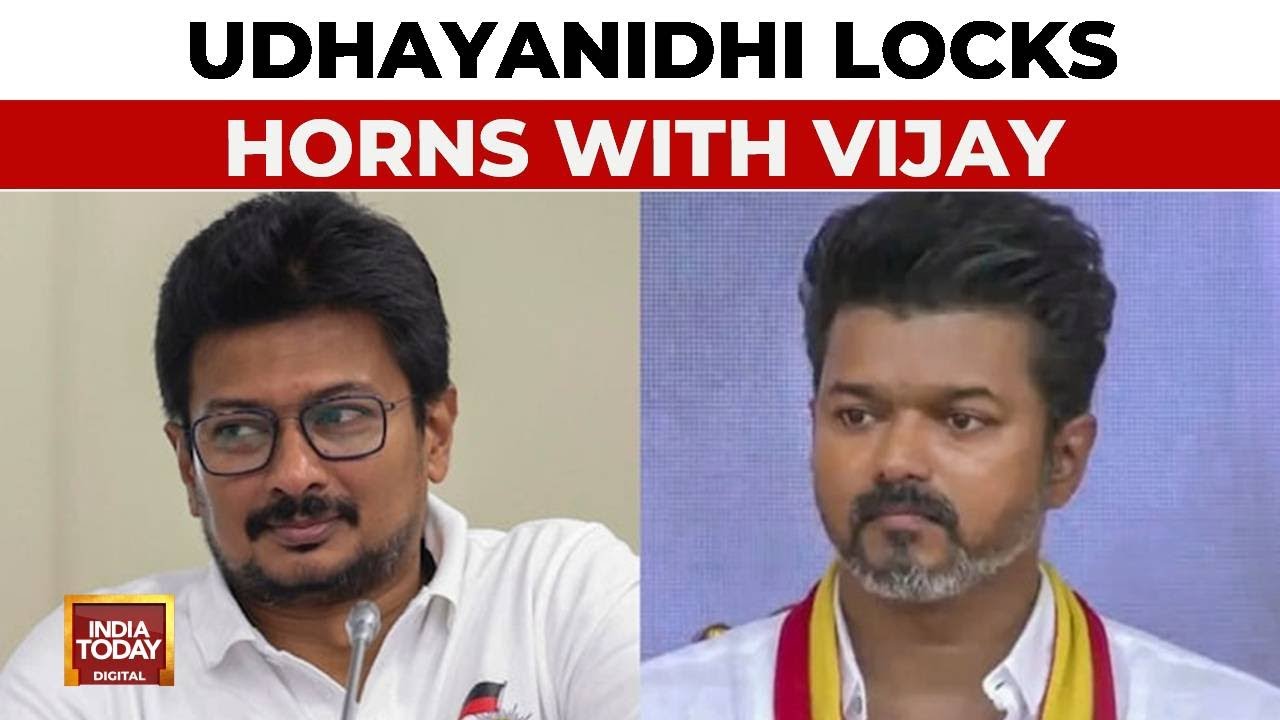 Udhayanidhi Stalin Responds to Vijay's DMK Attack, Tamil Nadu Showdown Looms | India Today