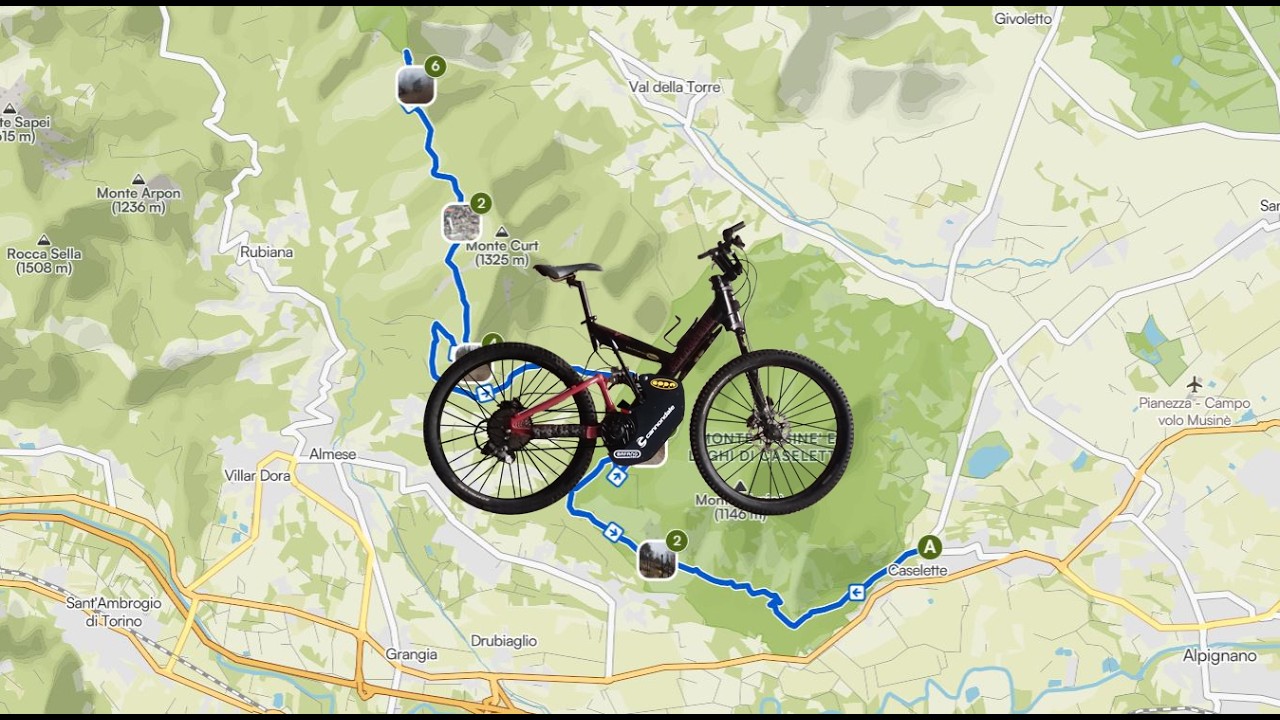 E-MTB: Caselette - Madonna della Bassa A/R