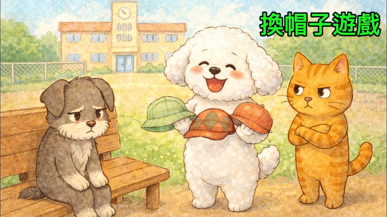 【粵語廣東話兒童故事】EP 22 ✨換帽子遊戲｜站在別人角度思考｜睡前故事｜小道理