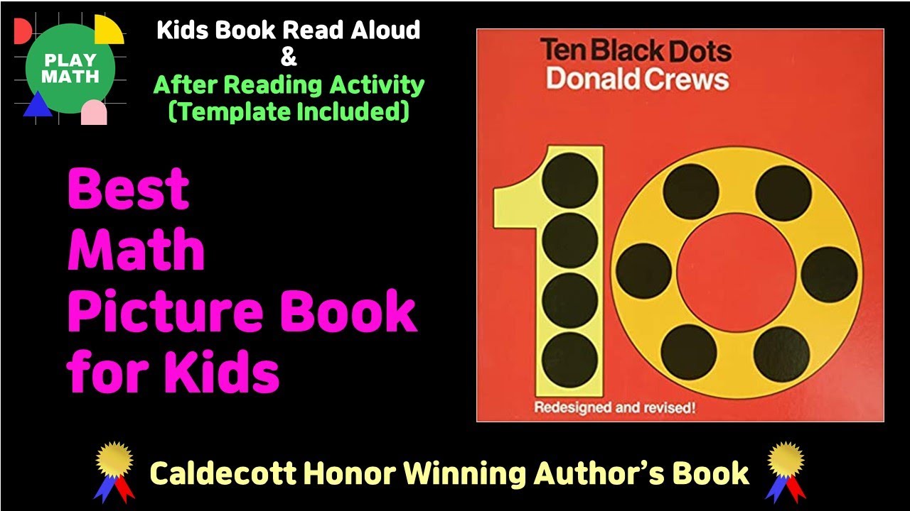 Animated Kids Book Read Aloud | Ten Black Dots by Donald Crews [Counting and Cardinality]
