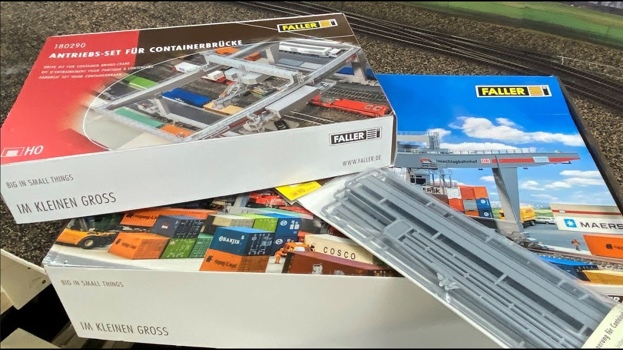 Faller 120290 Containerbrücke/180290 Antriebs-Set Unboxig mit einigen Schwächen❓❓
