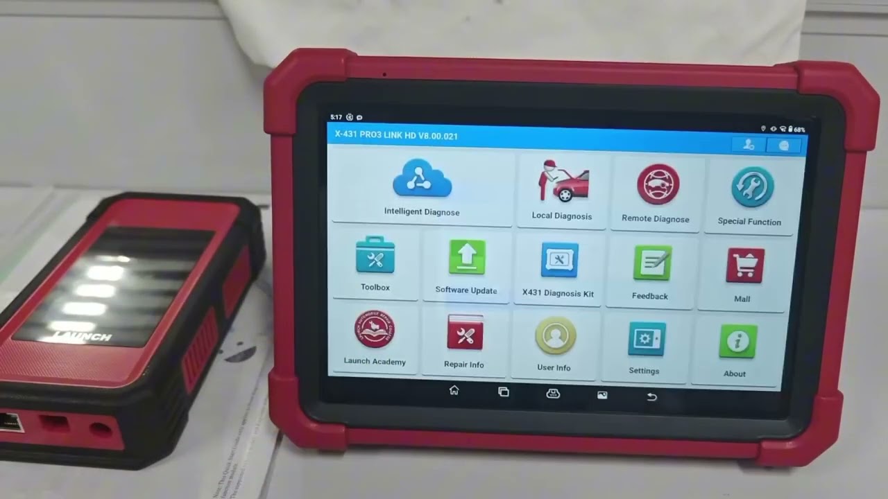 LAUNCH X431 PRO3 V+ ELITE: Register SmartLink and Download Software