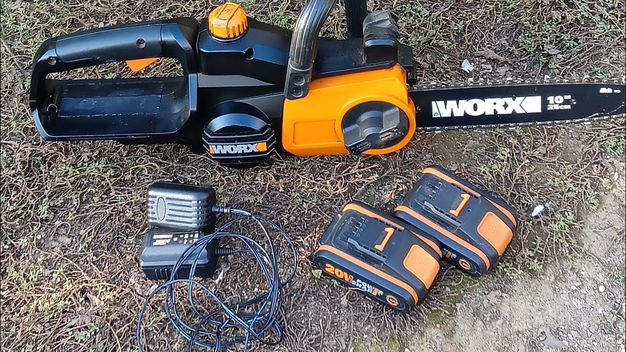TEST IMPEGNATIVO SU LEGNA SECCA.... MOTOSEGA WORX A BATTERIA 🔋!!!💪