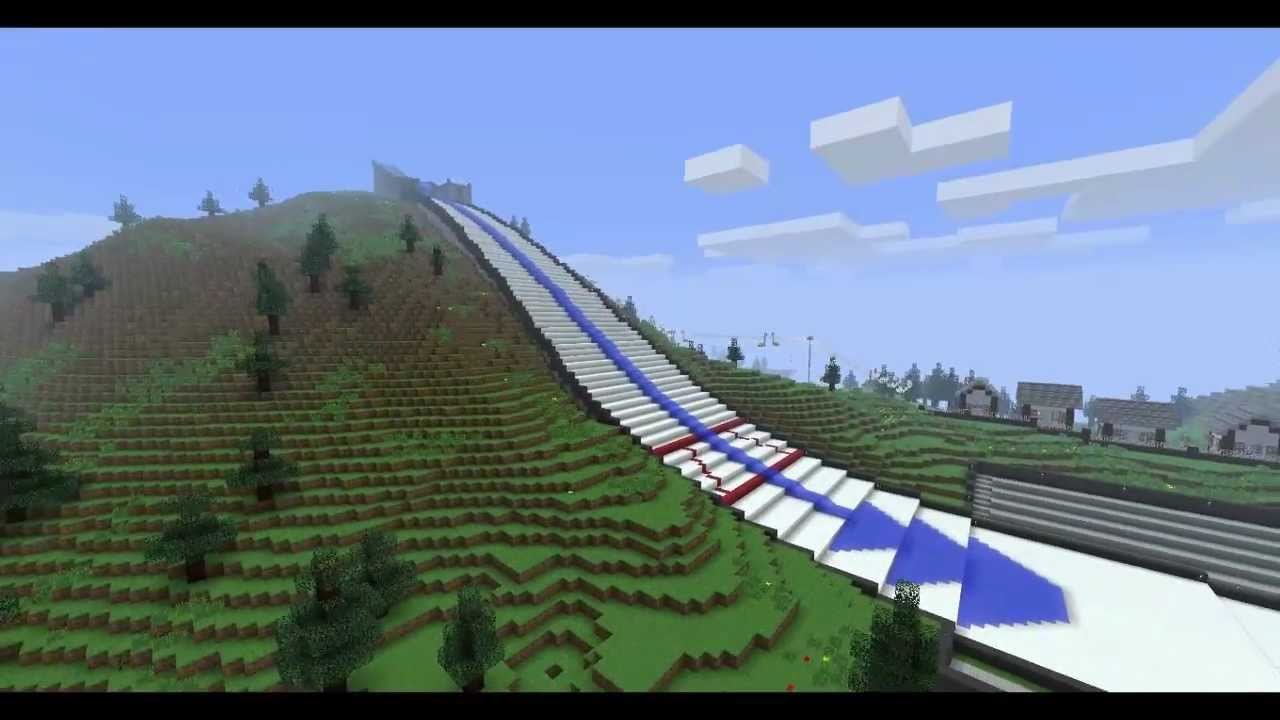Minecraft: Ski-Jump Fun!