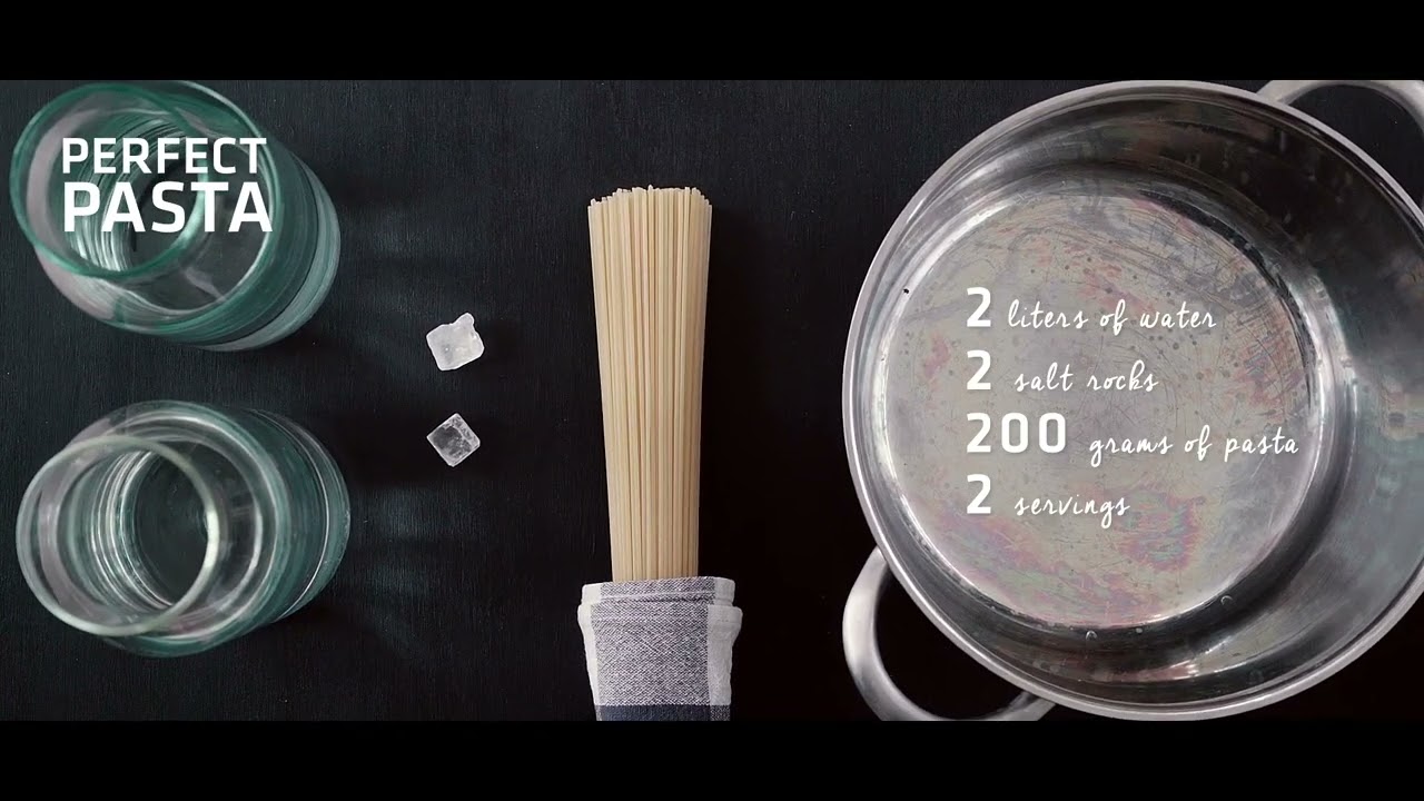 Salare l'acqua della pasta con i CRISTALLI DI SALGEMMA - Ricetta Rivsalt