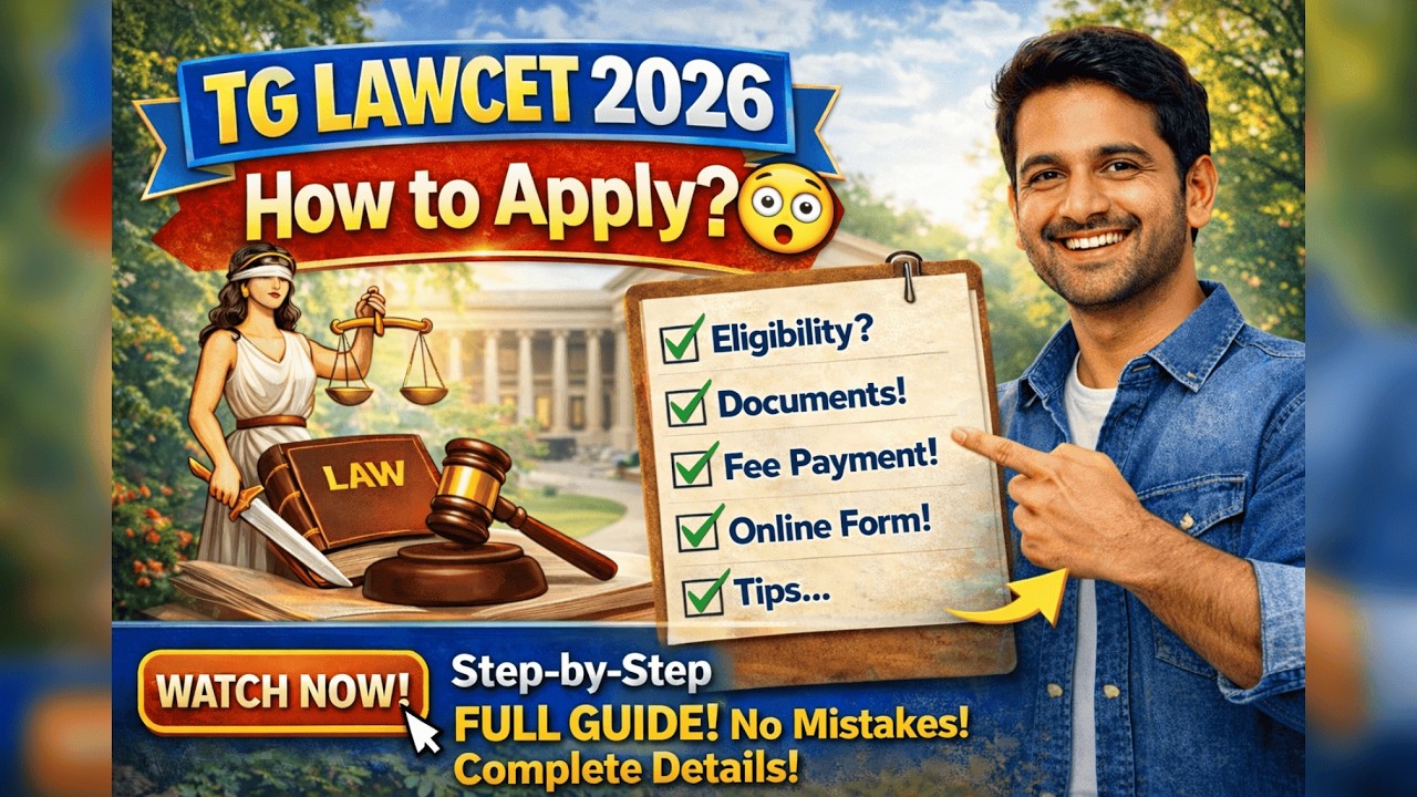 TG LAWCET 2026 Application Process in Telugu | Step-by-Step Full Guide in TELUGU | LAWCET in TELUGU🔥