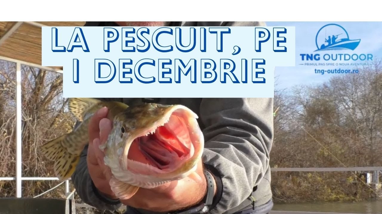 La pescuit, pe 1 decembrie