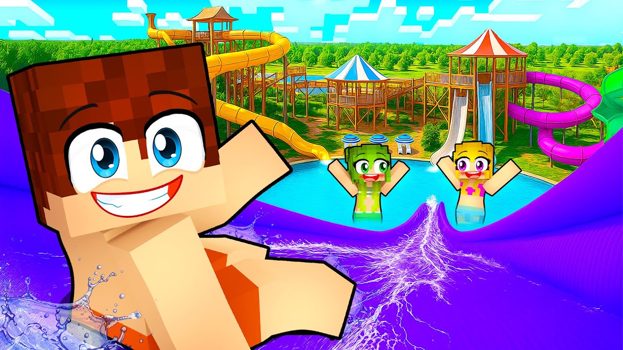 OTWORZYŁEM WŁASNY PARK WODNY w Minecraft!