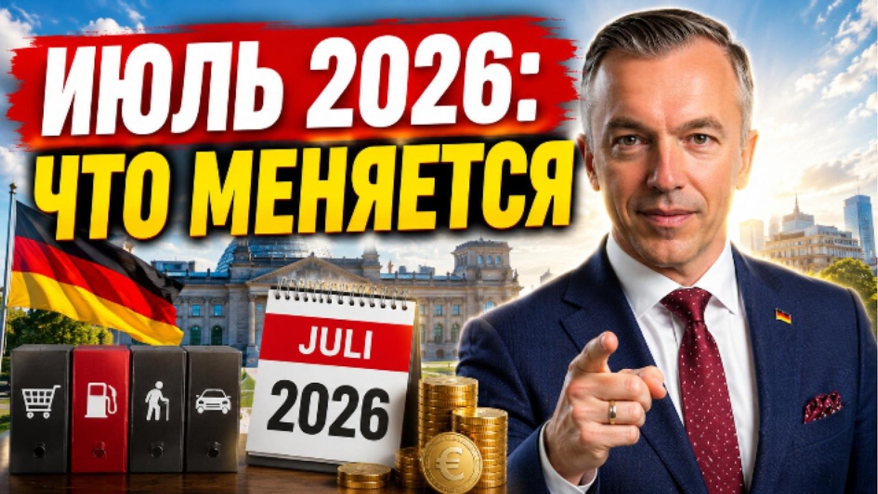 Что меняется в Германии с 1 июля 2026 года