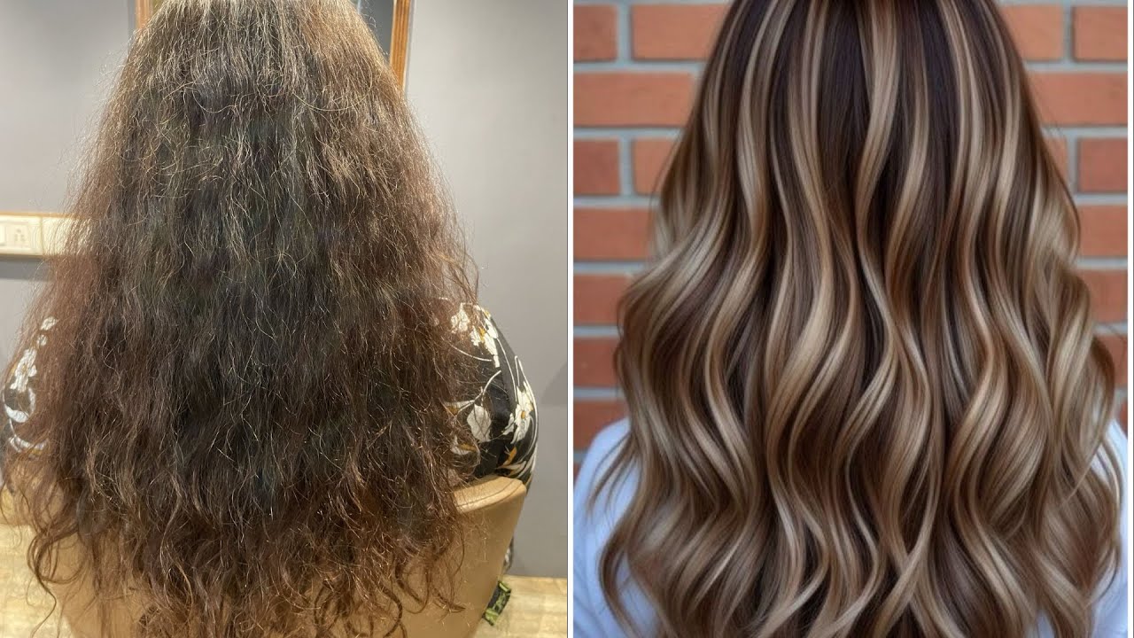 Highlights in ash colour super easy in very difficult here 