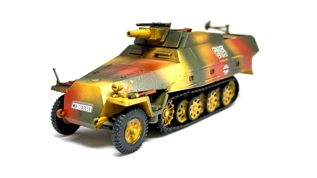 Building Sd.Kfz 251/9 - 1/72 - HASEGAWA