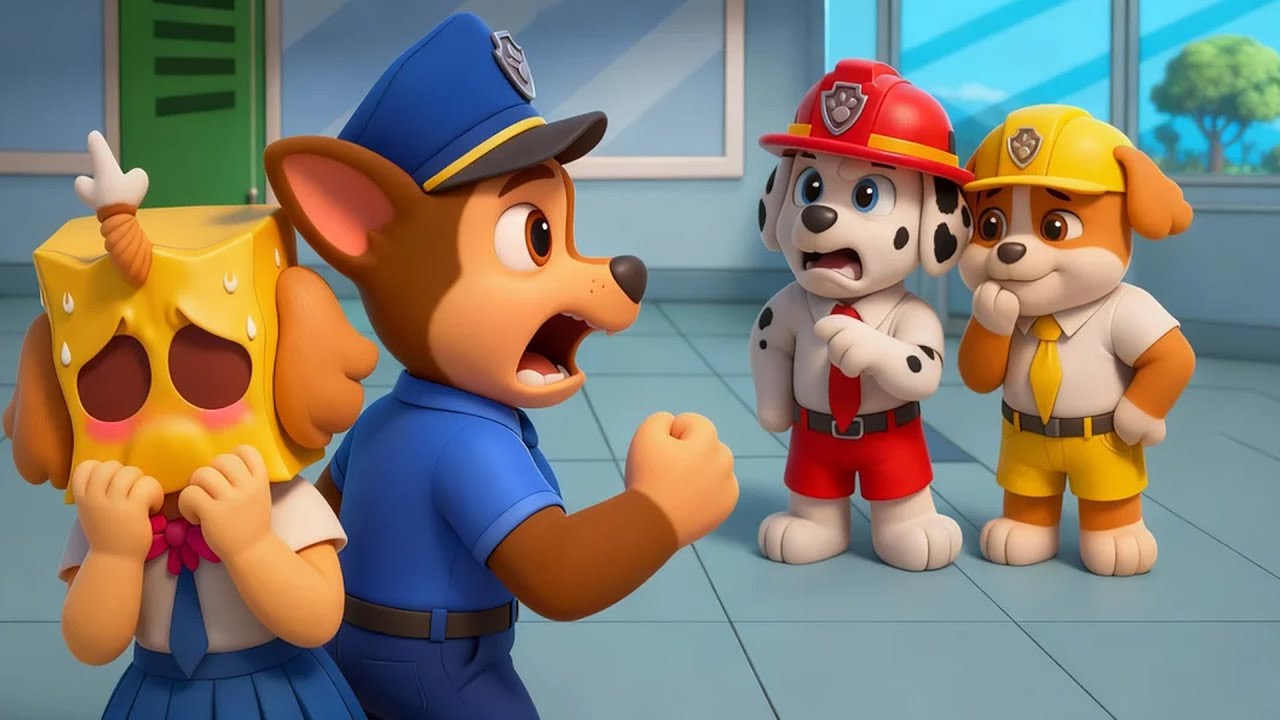 PINKI: ¡LOS PRIMEROS AÑOS EN LA ESCUELA?! ¿PERO… OCULTA SU CARA! | PAw PAtrol en Español | Rainbow 3