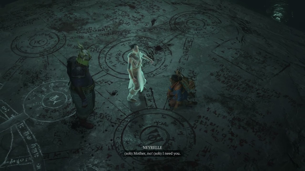 Diablo 4 - Crossing Over: Go To Black Lake With Neyrelle (Revives Mother Vhenard) 