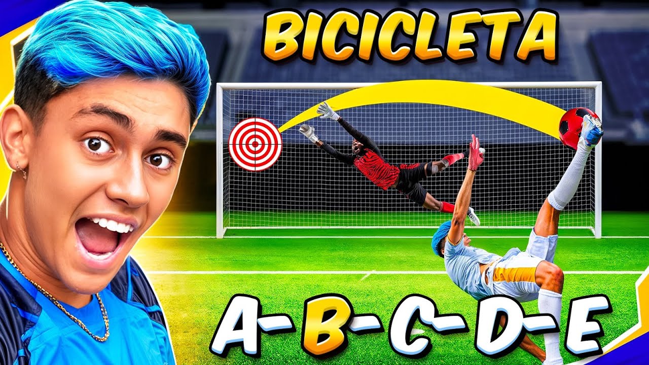 GOLS COM A LETRA DO ALFALBETO!