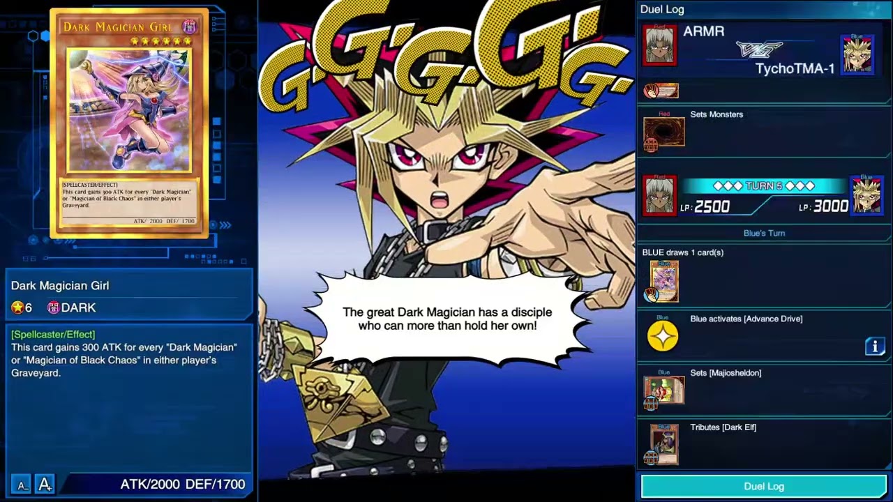 Yu-Gi-Oh! Duel Links: Legacy Duel Replay, vs ARMR (Yami Yugi vs Marik Ishtar)