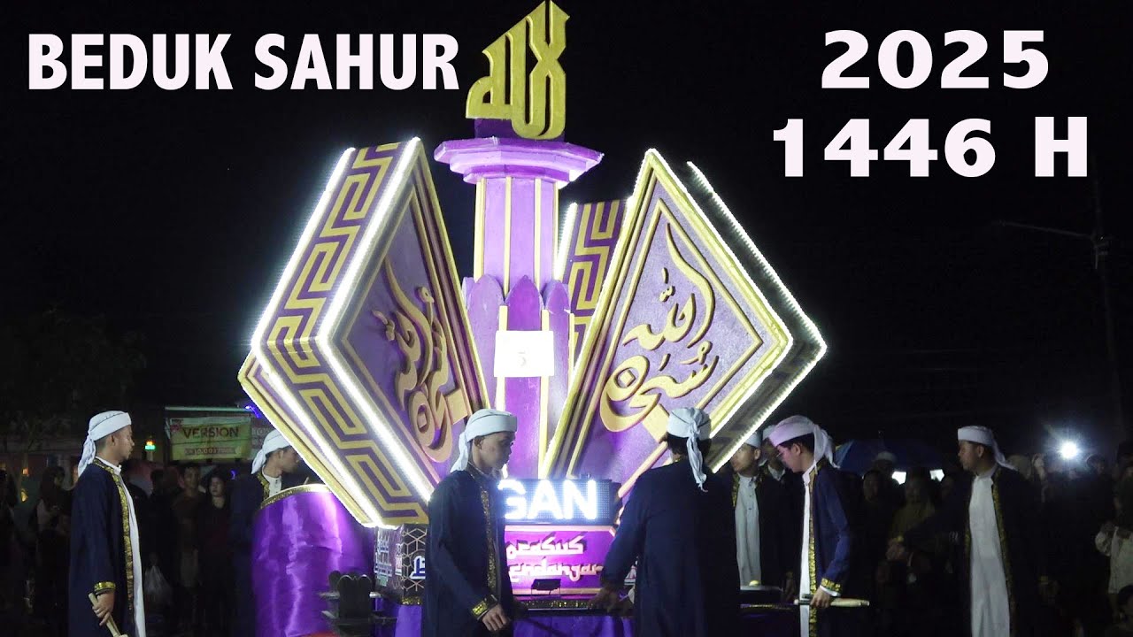 Lomba Beduk Sahur kecamatan Anggana. 12-03-2025