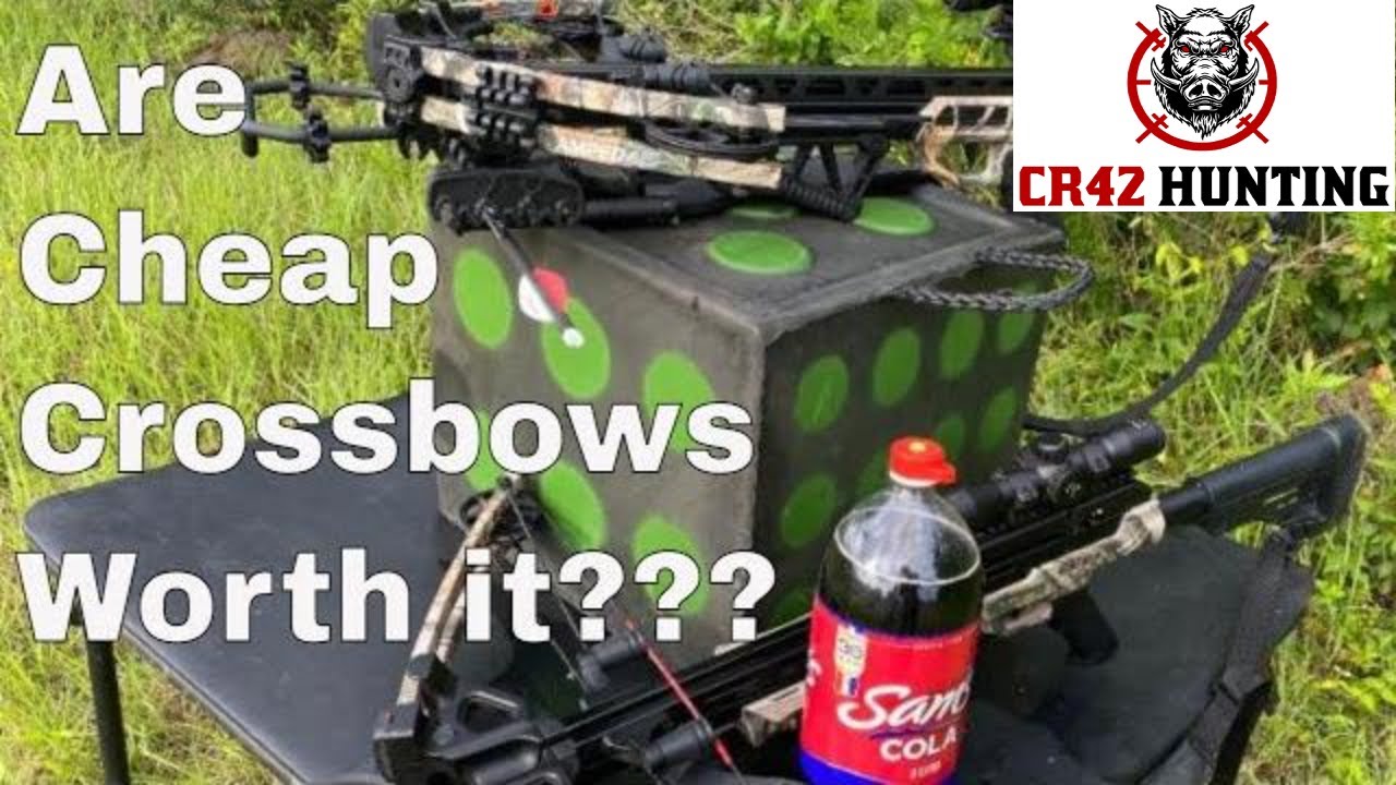 Budget Crossbow Battle pt2! CenterPoint Sniper 370 vs Amped 415 - 20, 40, 60 yard shots!