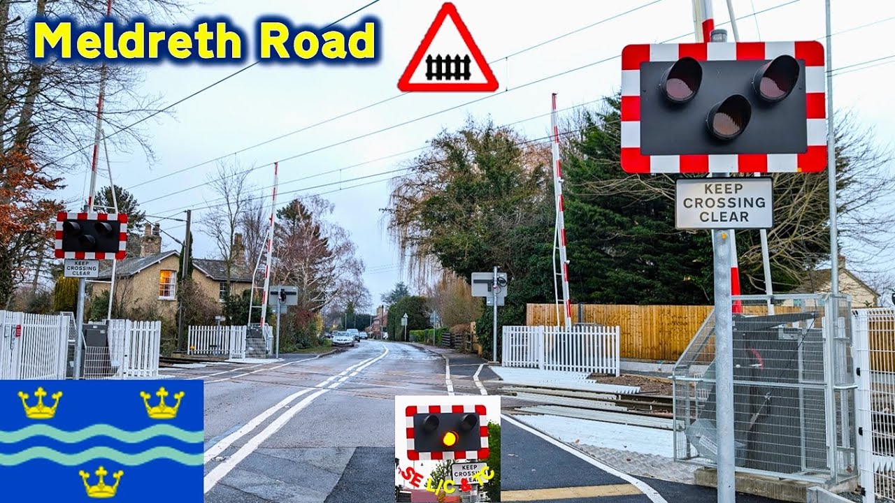 The Fully-Renewed Meldreth Road Level Crossing, Cambridgeshire