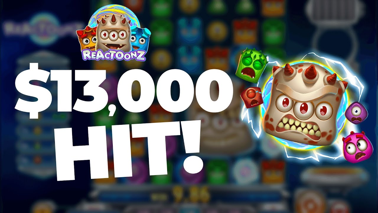 REACTOONZ SLOT Gameplay Fun & Nice Win!