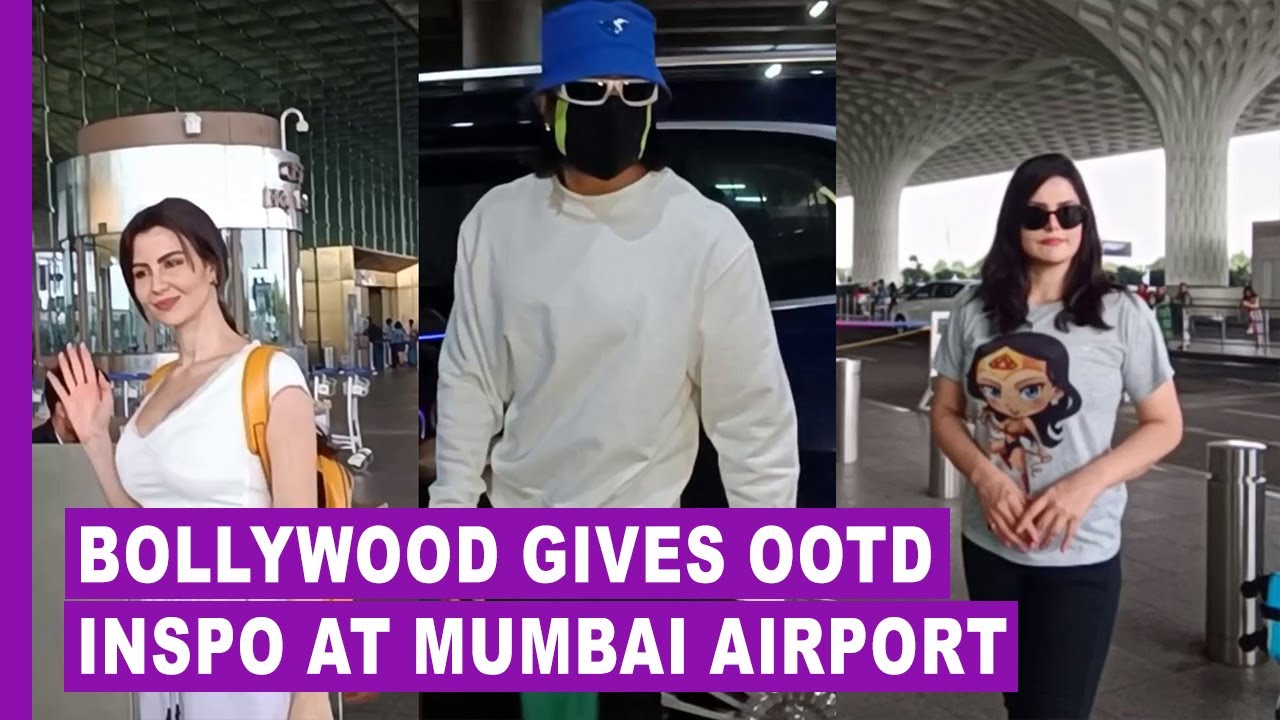 Tinsel town stars give OOTD inspo at Mumbai airport | Bollywood News | Entertainment News