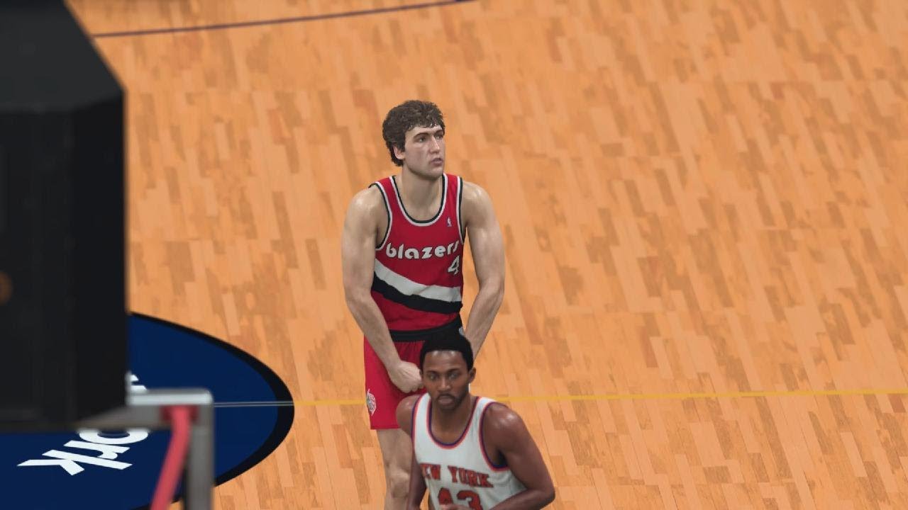 NBA84 Nov Portland Trail Blazers At New York Knicks