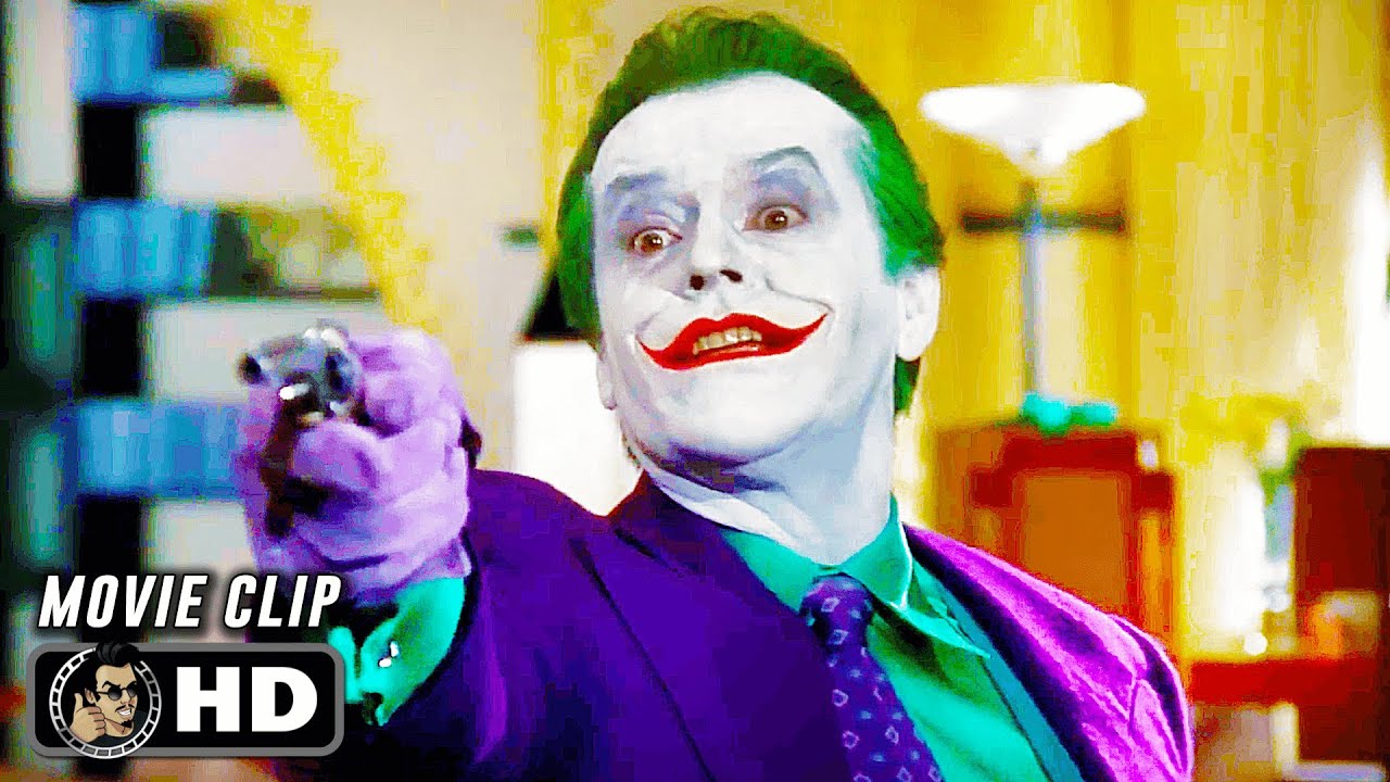 Let's Get Nuts Scene | BATMAN (1989) Jack Nicholson, Movie CLIP HD