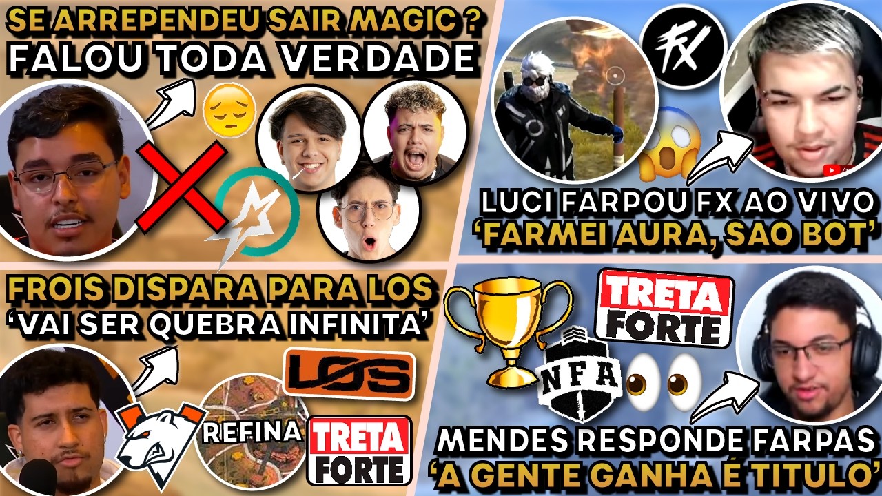 YAGO ARREPENDEU SAIDA MAGIC? LUCI FARPA FX AO VIVO! MENDES RESPONDE FARPA LUCI! FROIS DISPARA p/LOS!