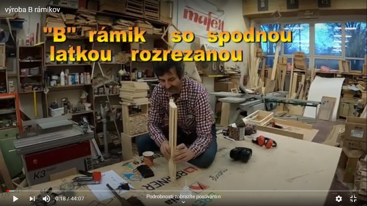 27., výroba B rámikov
