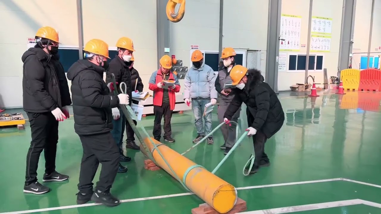 삼영중장비학원 줄걸이안전교육