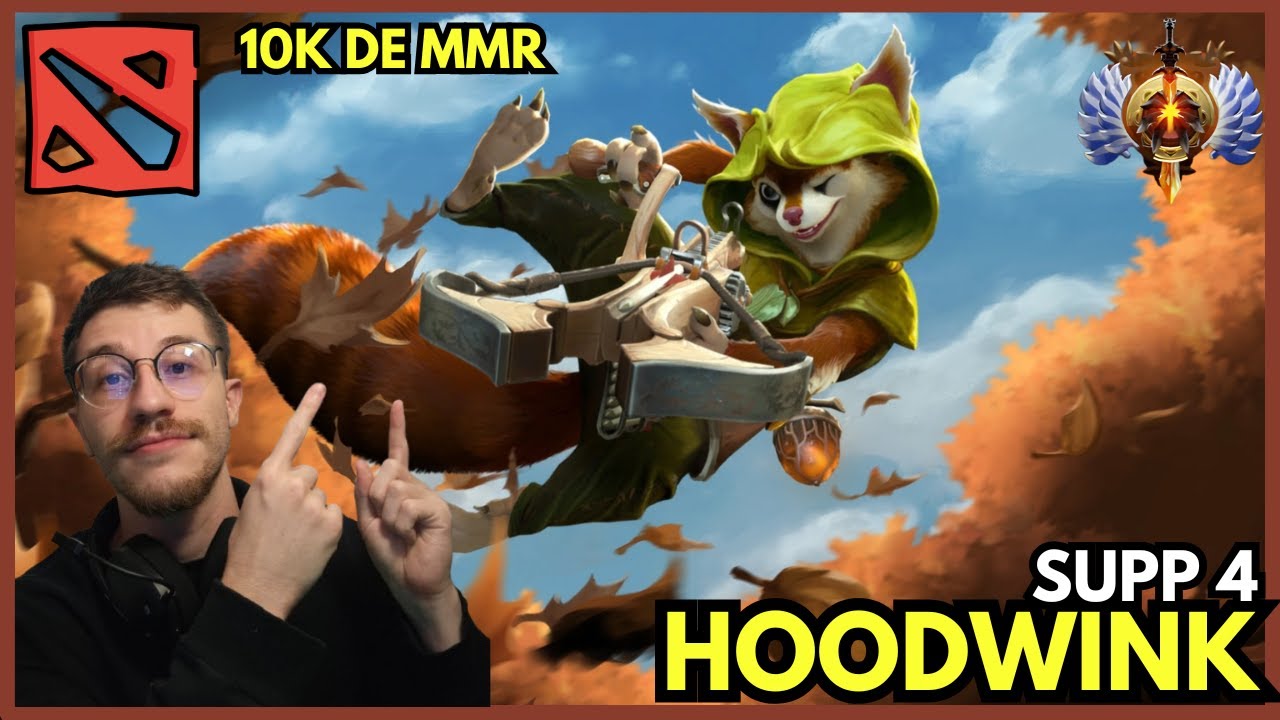 Melhor Suporte do dota 2... Hoodwink 10k de MMR... Patch 7.39D... #dota2brasil #dota2 #dotabr