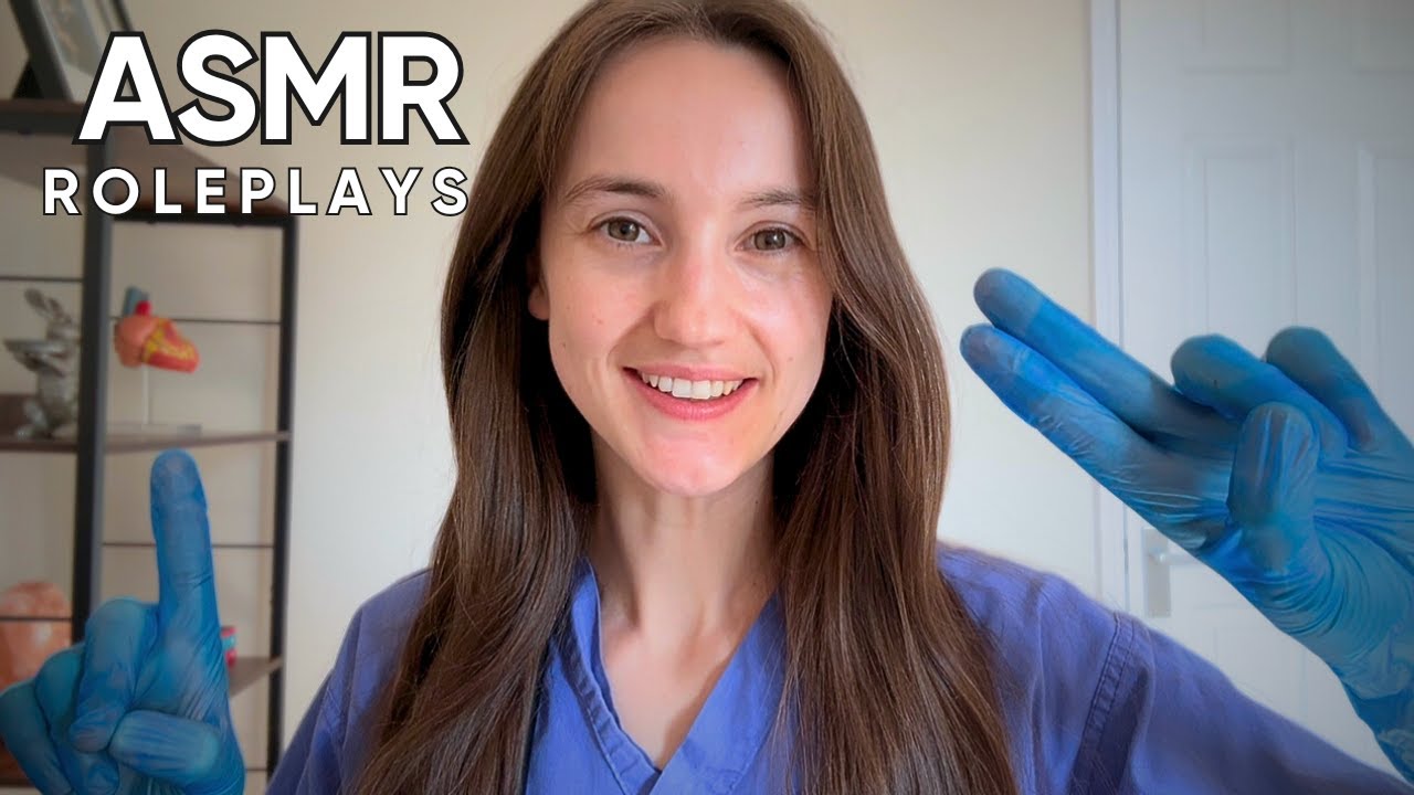 ASMR 5 Roleplays | Cranial Nerve Exam, Precision Measuring & More