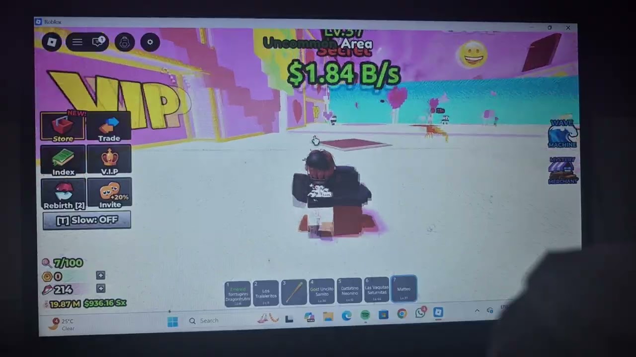 Playing escape tsunami for brainrots