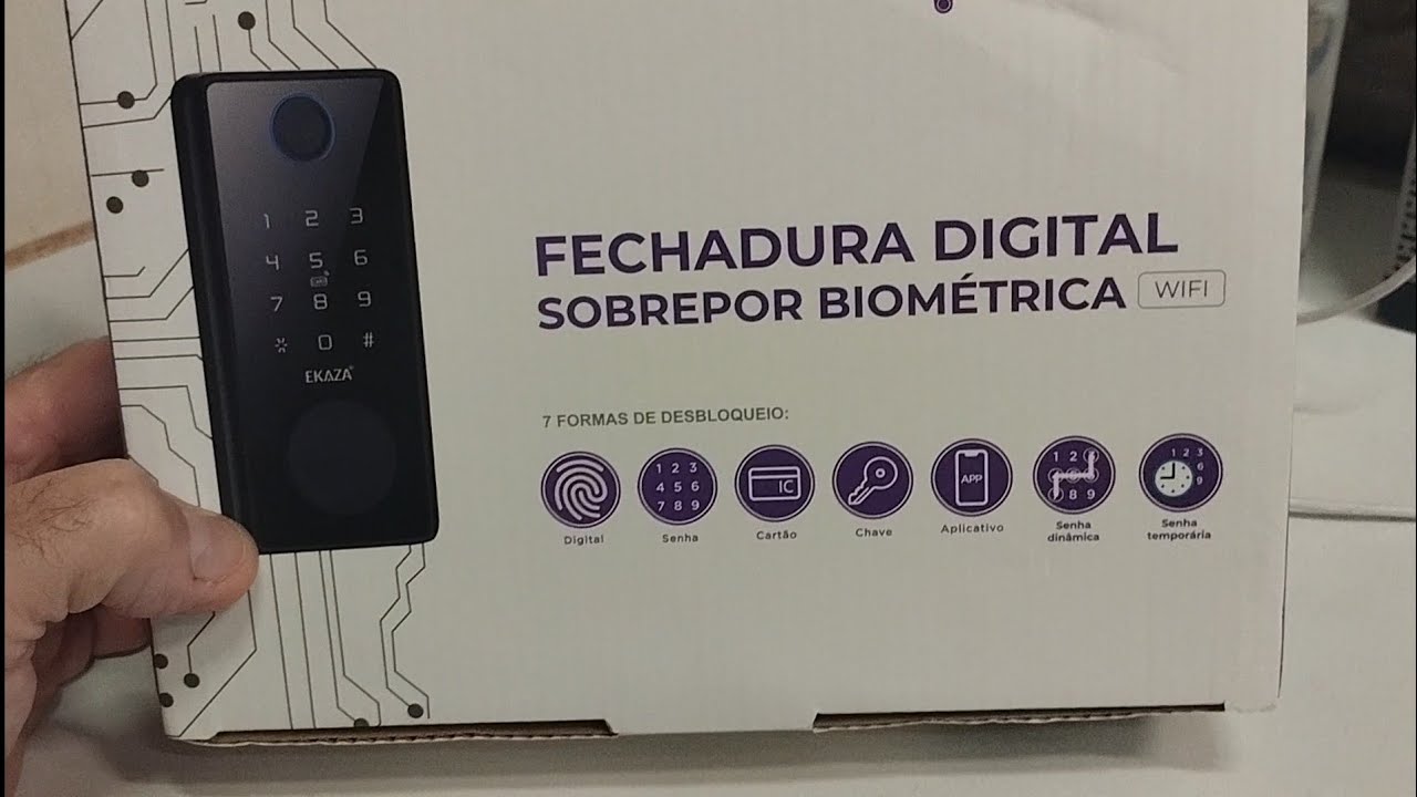 Fechadura Digital de Sobrepor EKAZA EKDS-T328