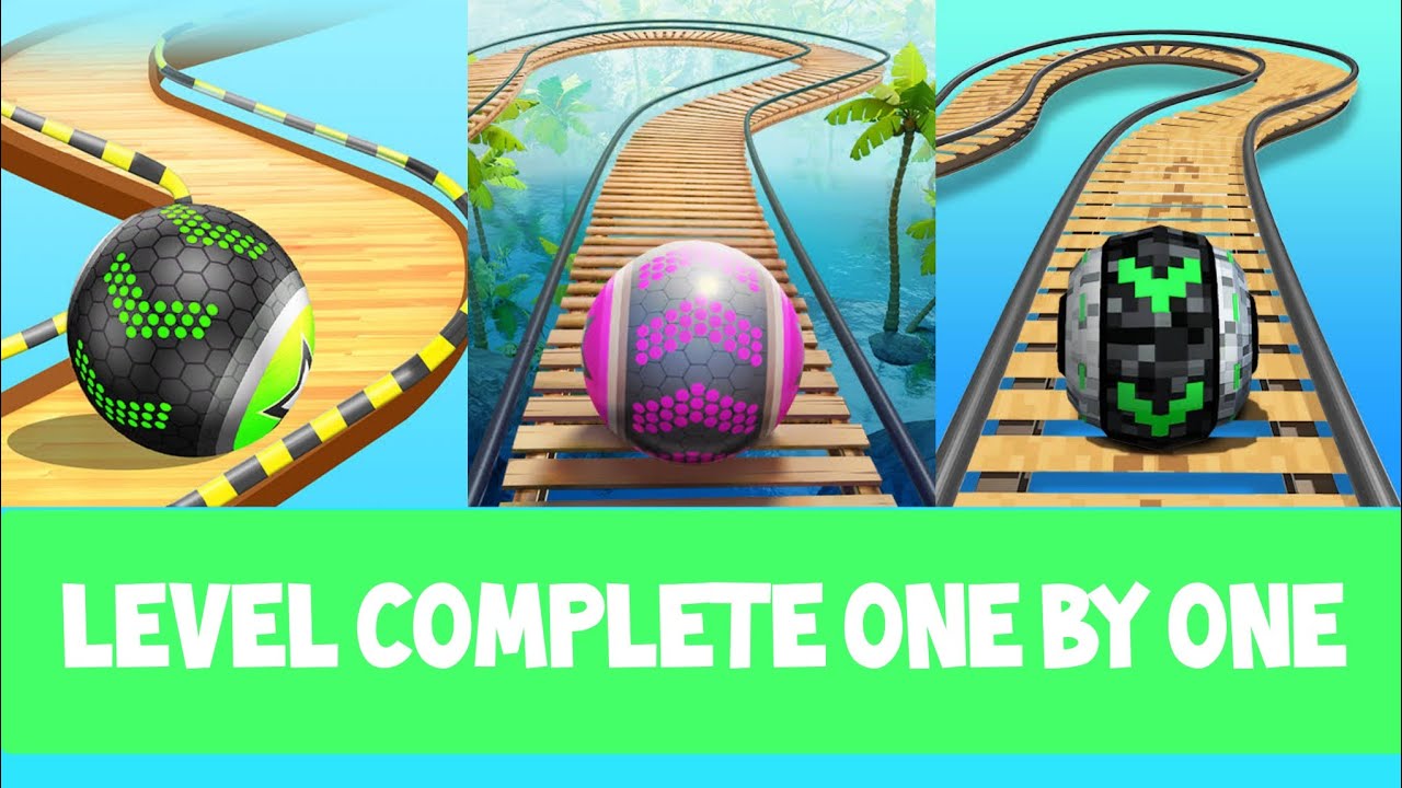 Going ball 🆚 Action ball 🆚 sky balance ball Level complete video #1