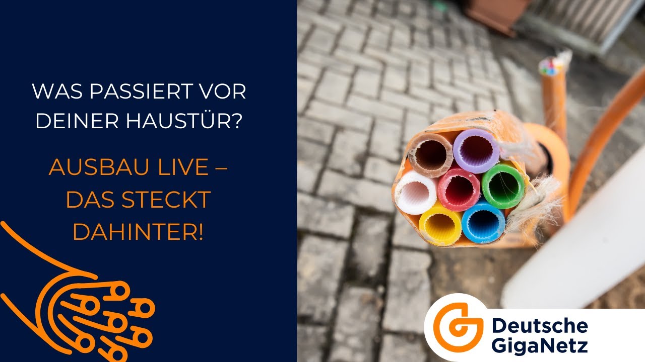 Glasfaser-Bauarbeiten in Ihrer Straße: So läuft der Ausbau ab