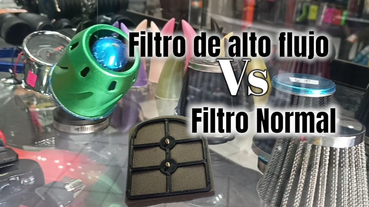 Filtro de alto flujo conviene o no. Mi experiencia personal al usarlos #motos