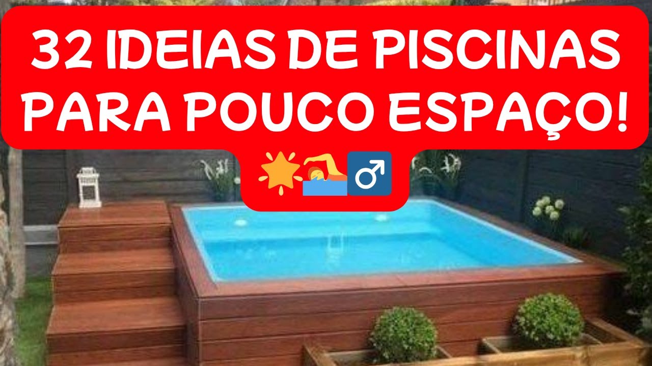 32 IDEIAS DE PISCINAS PARA POUCO ESPAÇO! 🌟🏊‍♂️
