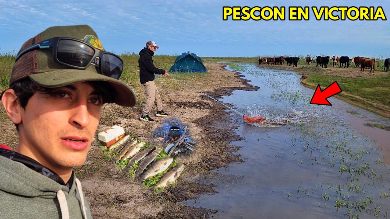 PESCÓN EN VICTORIA, Surubis, Pesca en el Río La Camiseta 2025.