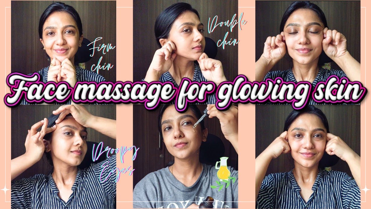 Learnt Face Massage & tried for 1month. Saw pink cheeks, glowing  skin.💯 #anbudanpriya