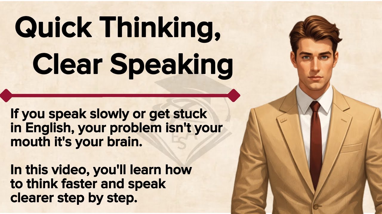 🇺🇸 Quick Thinking, Clear Speaking ⚡📖Graded Reader 🎧English Listening Practice 💡 Communication Skills