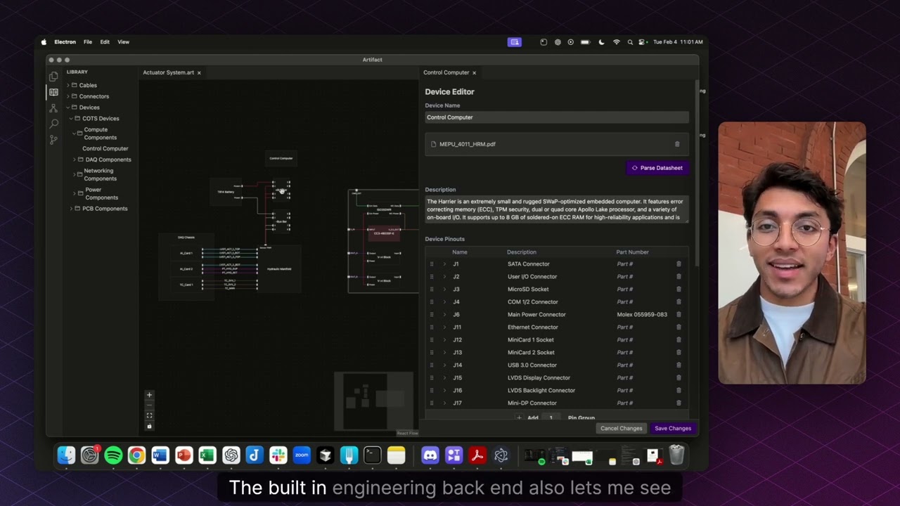 Artifact - A Modern Workspace for Electrical Design