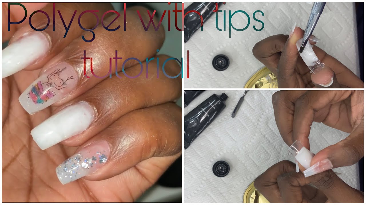 DIY Polygel Nails | DIY Polygel With Tips